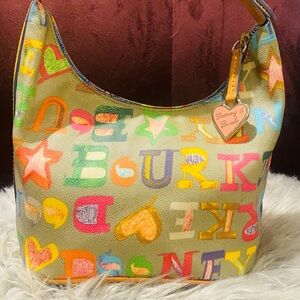 Dooney & Bourke Colorful Lettered Hobo Bag